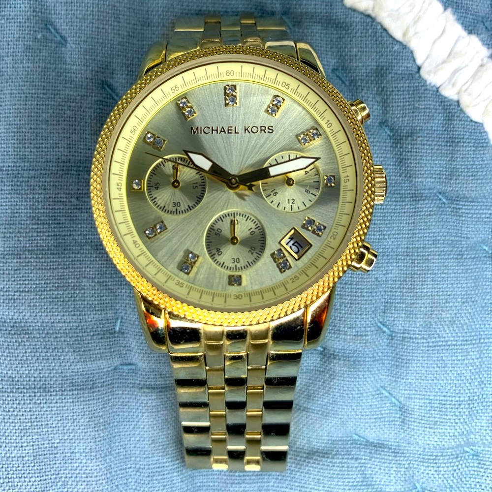 Michael Kors women watch, gold color
